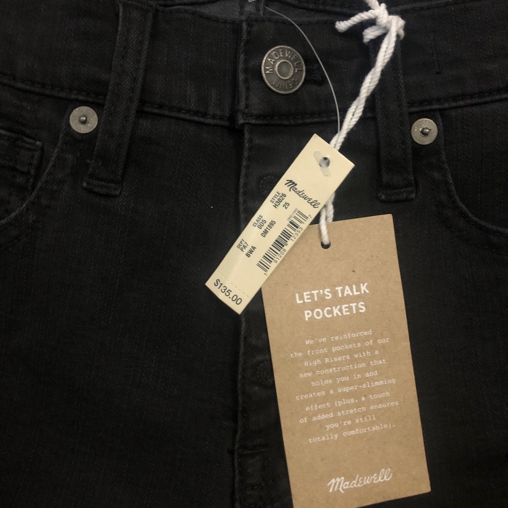BRAND NEW madewell jeans